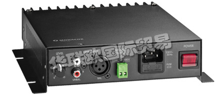 德國MONACOR公司主要供應(yīng)：德國MONACOR放大器,MONACOR功率放大器，揚(yáng)聲器，音量控制器，電纜，連接電纜，測試儀，電纜測試儀，數(shù)字萬用表，照度計等產(chǎn)品。